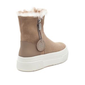 WALLY Taupe Waterproof Suede